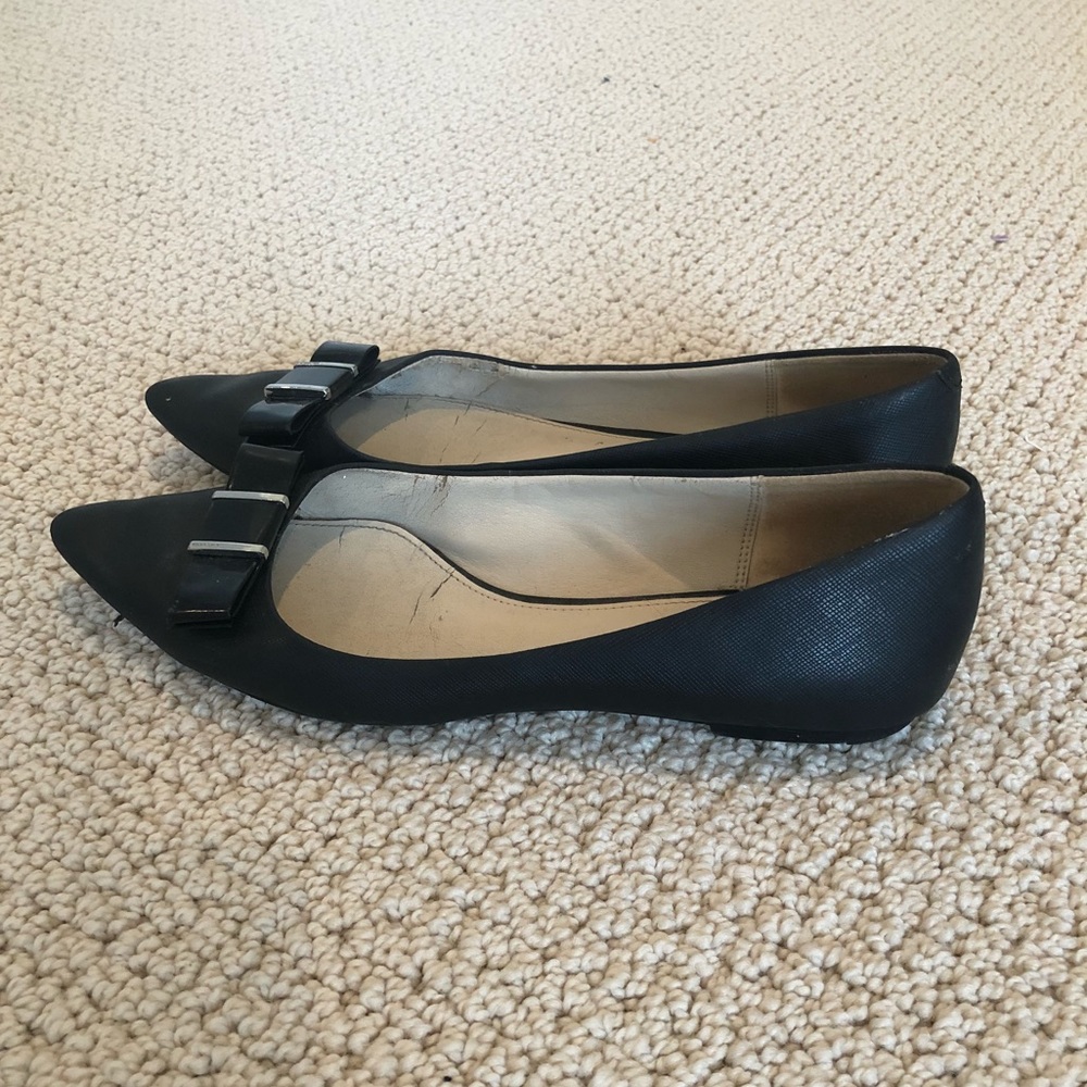 Coach Black Flats Size 8